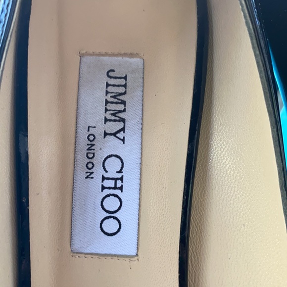 Jimmy Choo Black Patent Heels EUC